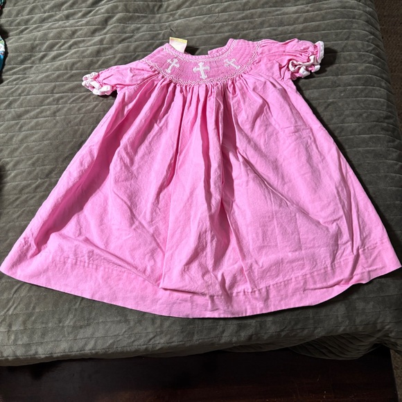 Southern Sunshine Kids Other - Pink Smocked Kids Dress